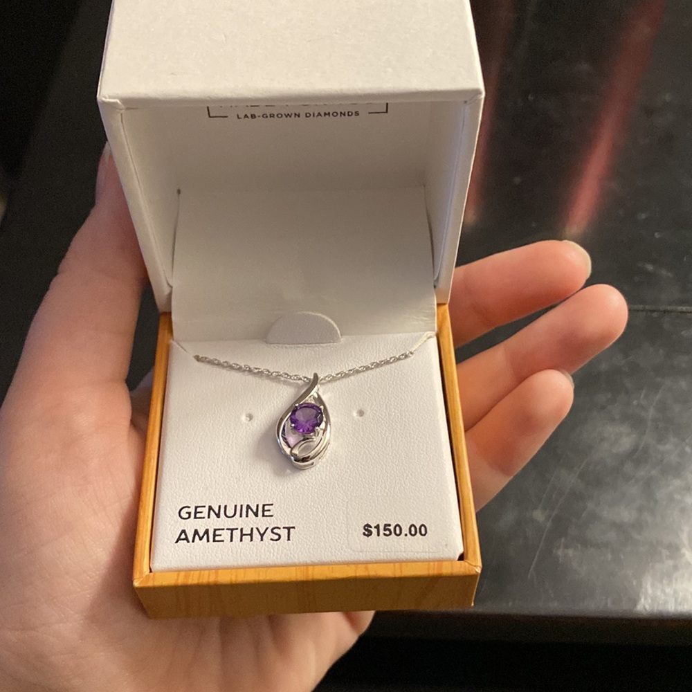 Genuine Amethyst necklace